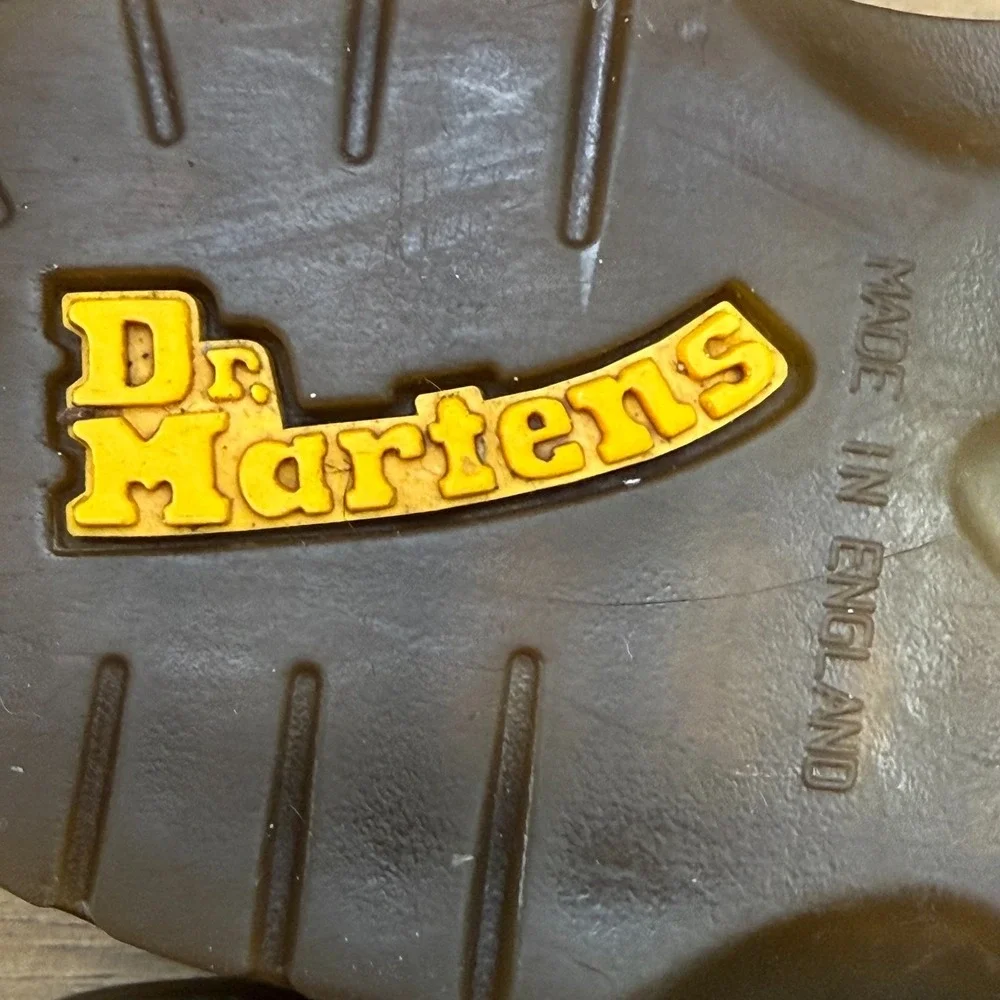DR MARTENS Kids Vintage Little Girls 9 Black‎ Leather Mary Jane Uniform ENGLAND
